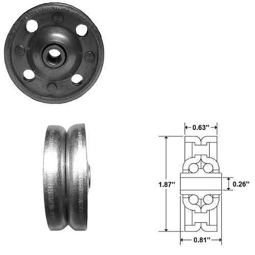 Ball Bearing Sheave SKR478-1500